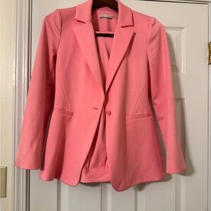 Alice + Olivia Vibrant Pink Denny Blazer